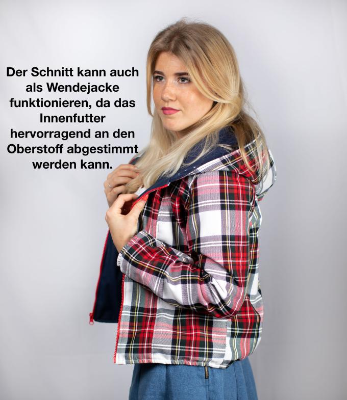Patron veste femme pdf Daria Hanna Louise, en allemand