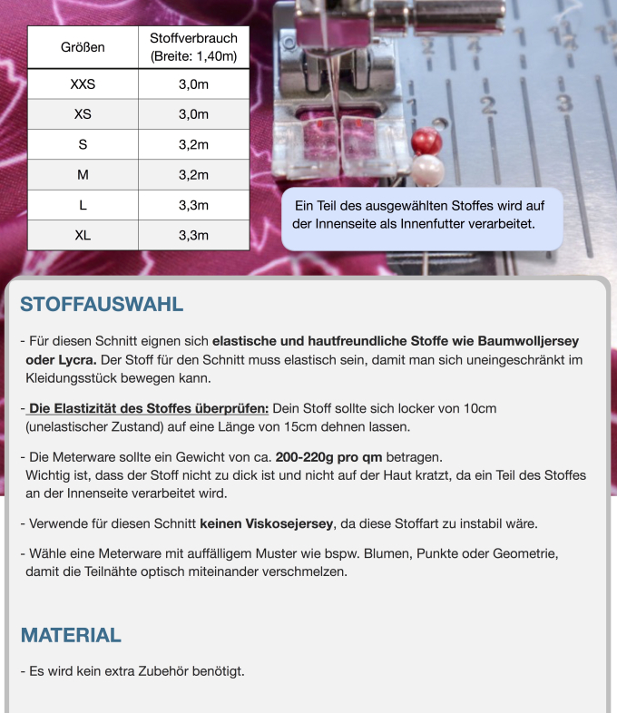 Patron robe femme pdf Lorena Hanna Louise, en allemand