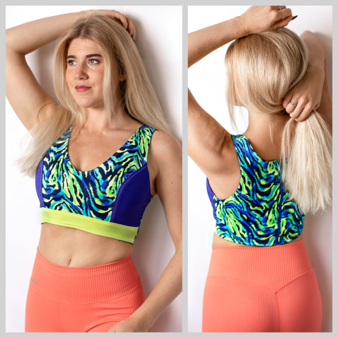Patron brassière de sport femme pdf Tracy Hanna Louise, en allemand