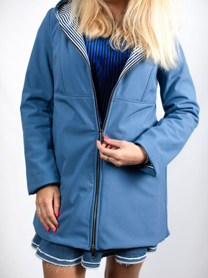 Patron veste imperméable femme pdf Alisia Hanna Louise, en allemand