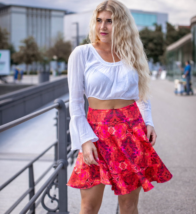 Patron jupe femme pdf Romina Hanna Louise, en allemand