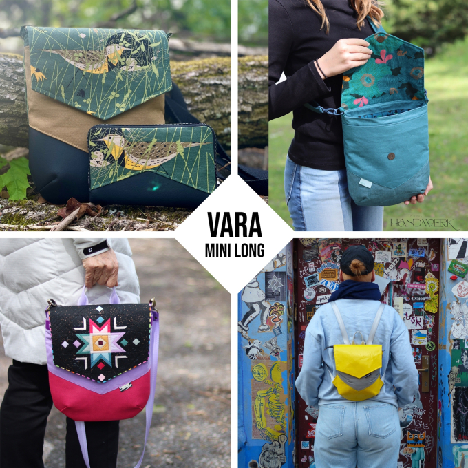 Patron Supplément pour sac pdf Vara Hansedelli, en allemand