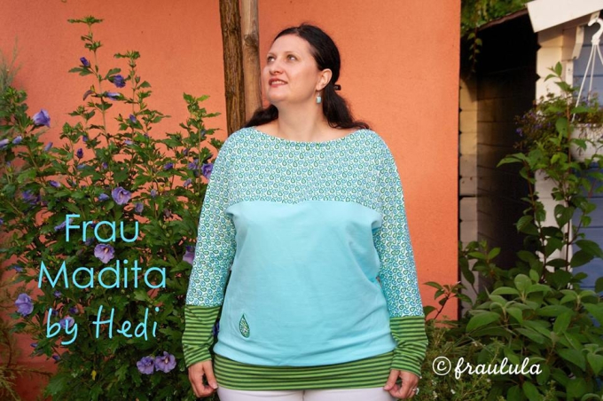 E-Book Hedi näht Fledermausshirt Frau Madita, duits
