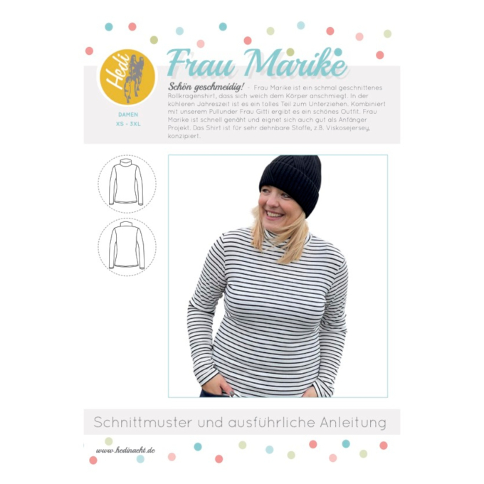 E-Book Hedi näht Rollkragenshirt Frau Marike, duits