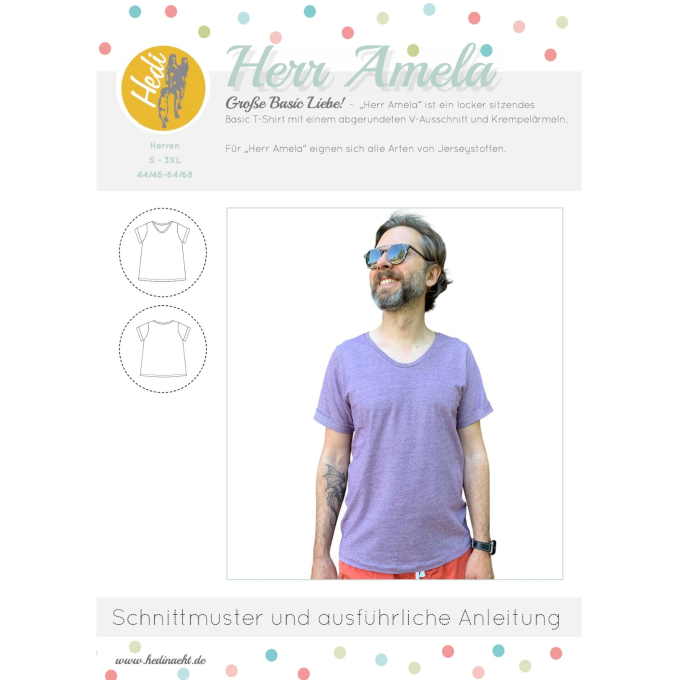 E-book Hedi näht T-Shirt Herr Amela, Duits