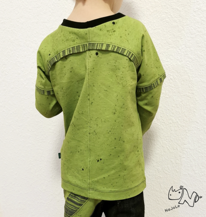 Patron t-shirt enfant pdf Raglan Knirps Herr Knirps & das Himbeermädchen, en allemand