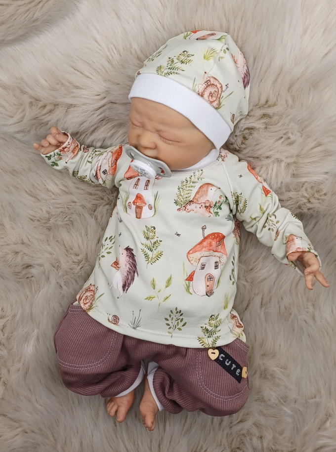 Ebook patron bonnet bébée J&J Fadentanz, en allemand