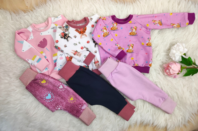 Ebook patron tenue bébé J&J Fadentanz, en allemand