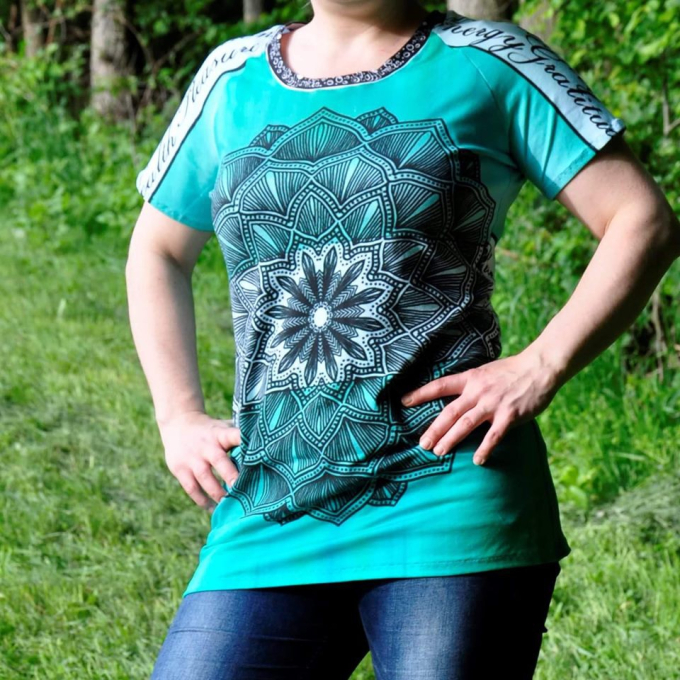 E-Book J&J Fadentanz Damen basis raglanshirt J-Jay Woman, Duits