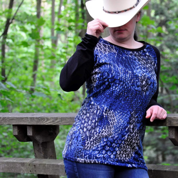 E-Book J&J Fadentanz Damen basis raglanshirt J-Jay Woman, Duits