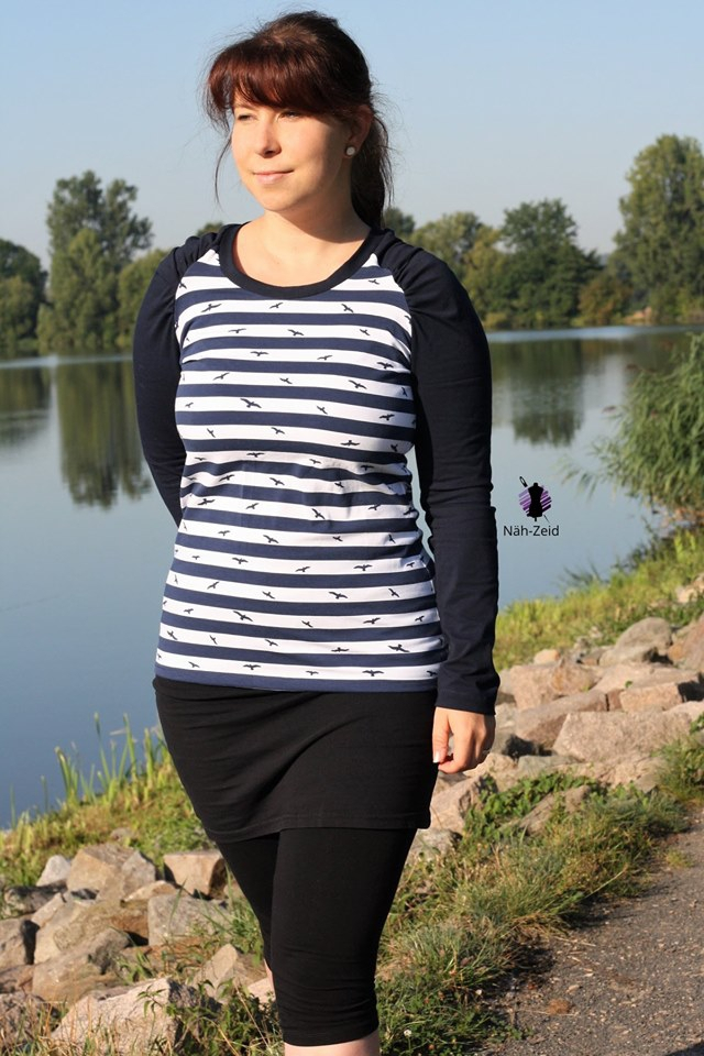 E-Book J&J Fadentanz Damen basis raglanshirt J-Jay Woman, Duits