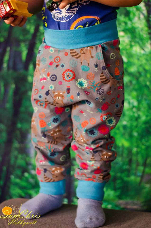 Ebook patron pantalon enfant J-Pumpy Mini J&J Fadentanz, en allemand