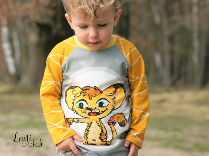 Ebook patron t-shirt enfant Basic J-Jon & Jay Mini J&J Fadentanz, en allemand
