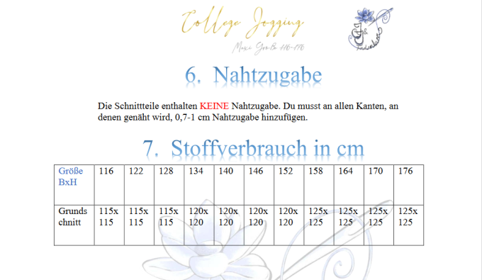 E-Book J&J Fadentanz Kinder College-Jogging Maxi