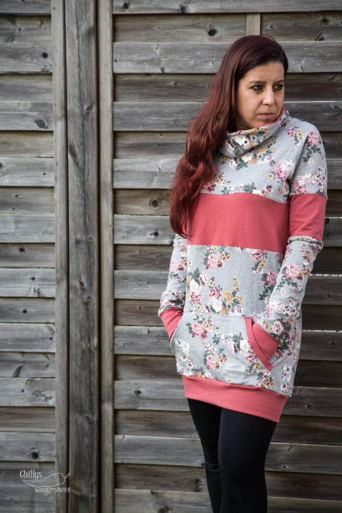 E-Book J&J Fadentanz Raglan-Hoodiekleid  J-Jasmin Woman