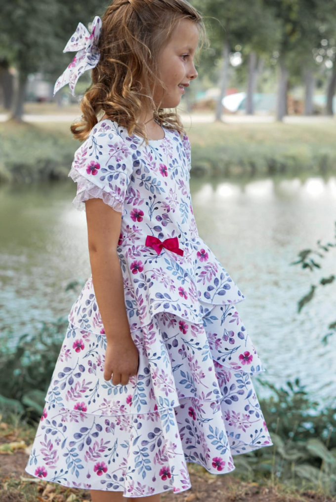Ebook patron robe enfant die Elli Jonelli Fashion, en allemand