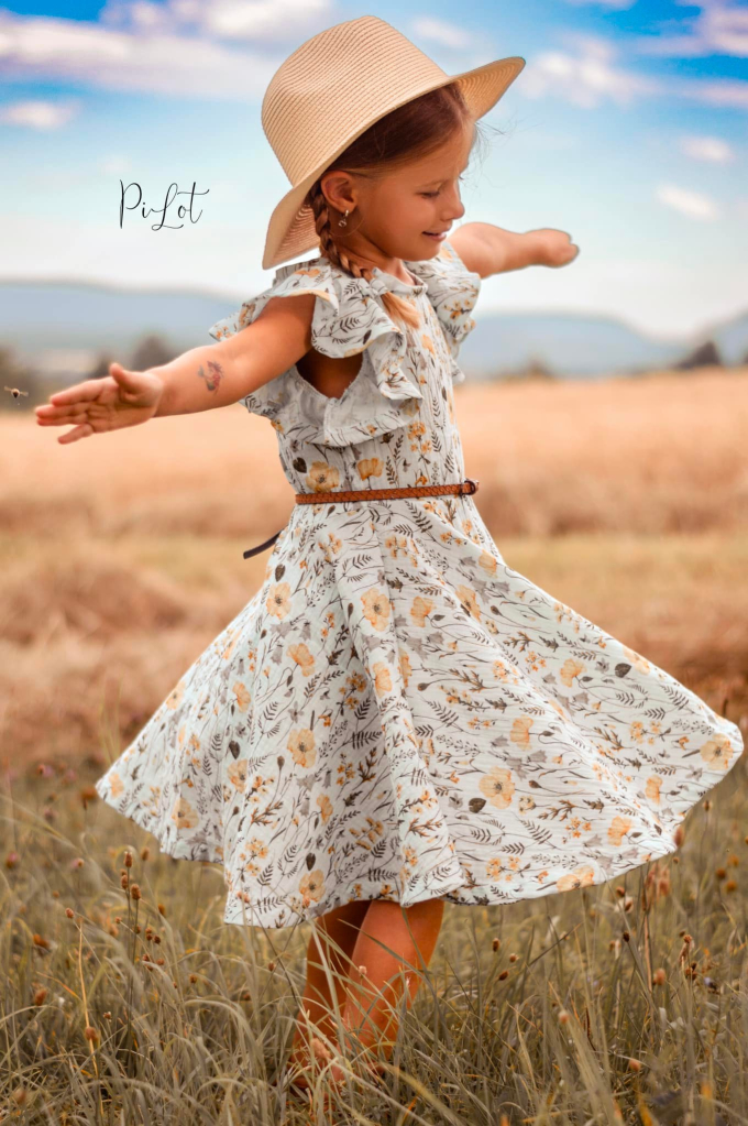 Ebook patron robe enfant die Elli Jonelli Fashion, en allemand