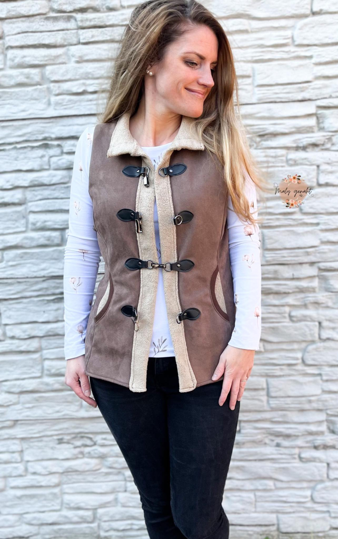 Ebook patron veste sans manches femme die große Molli Jonelli Fashion, en allemand