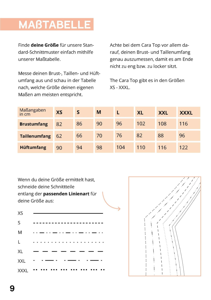 E-book JULIANA MARTEJEVS Asymmetrisches Top Oberteil, Duits