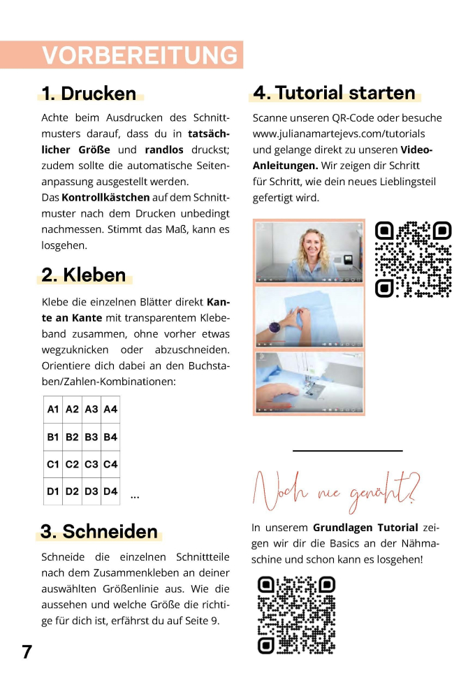 E-book JULIANA MARTEJEVS Bluse Basic Hemd, Duits