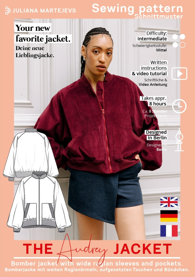 E-Book JULIANA MARTEJEVS Bomberjacke Damen Audrey