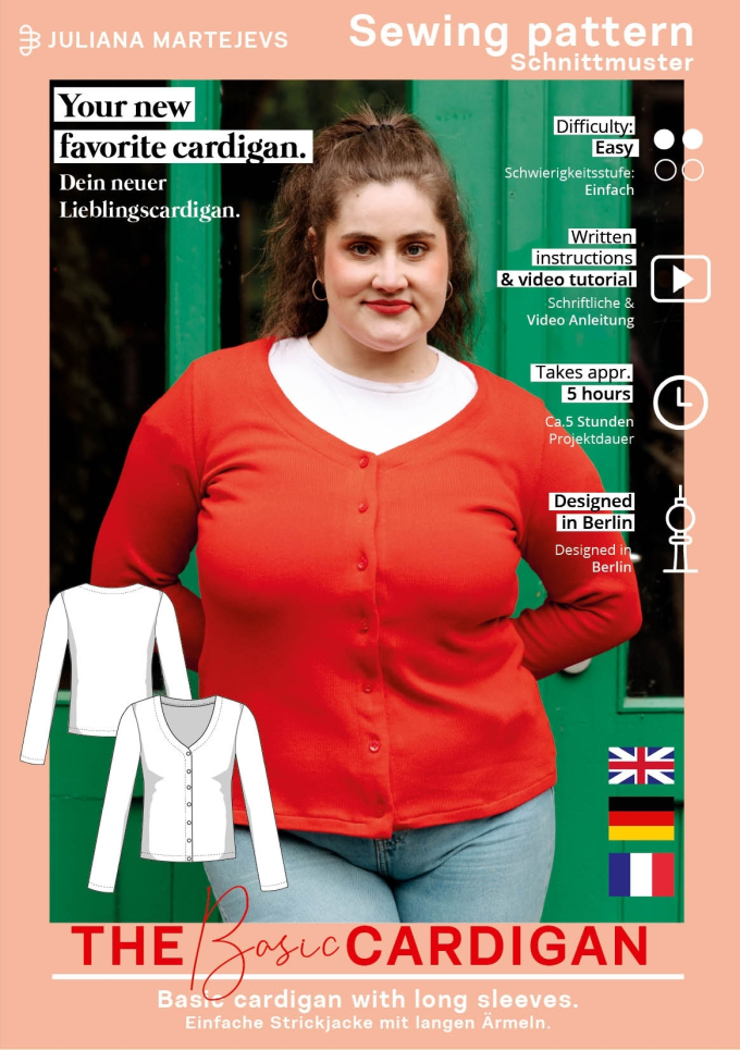 E-Book JULIANA MARTEJEVS Cardigan Langarm
