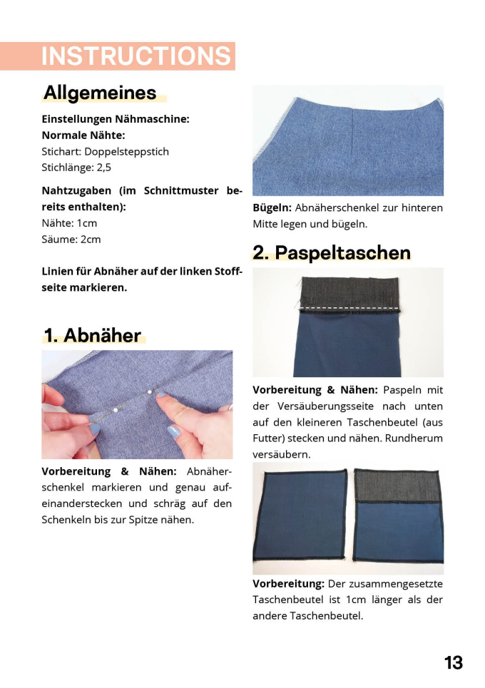 E-book JULIANA MARTEJEVS Chino Broek Nicki, Duits/Engels