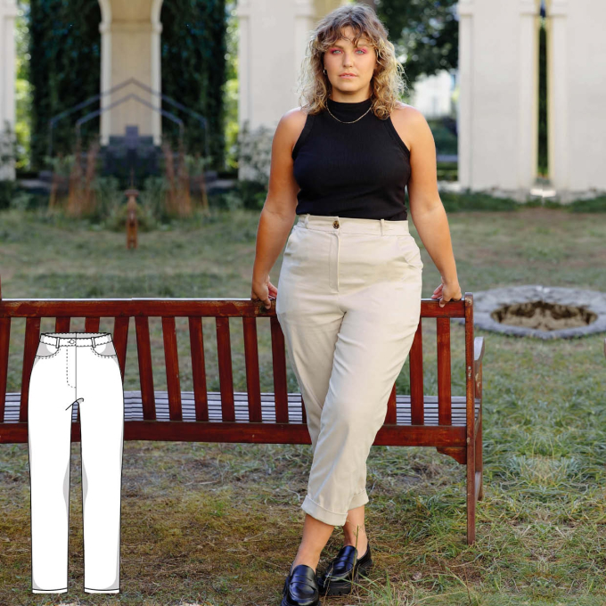 E-book JULIANA MARTEJEVS Chino Broek Nicki, Duits/Engels