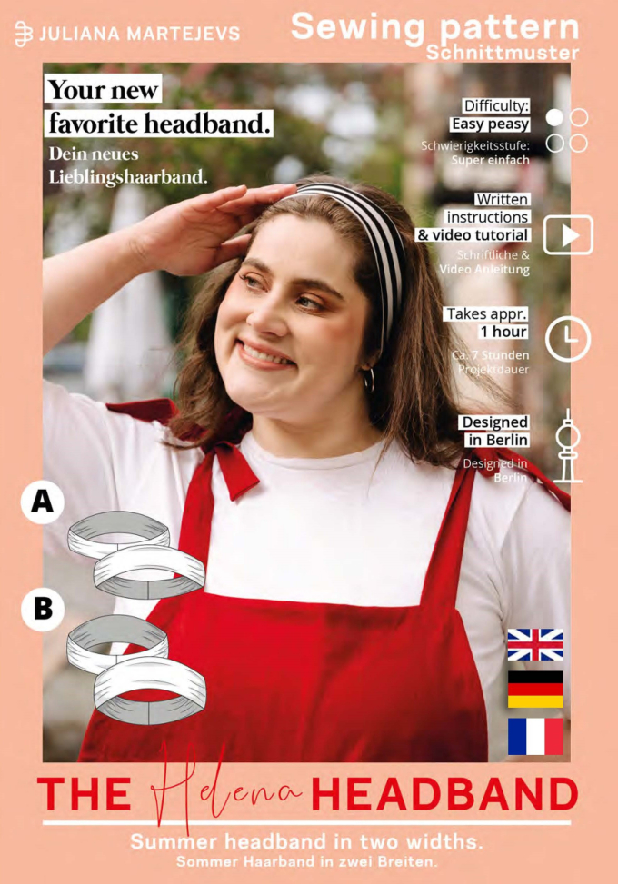 E-Book JULIANA MARTEJEVS Headband Jersey, english