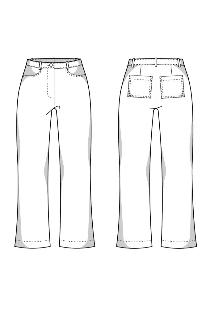 E-book JULIANA MARTEJEVS Jeans Hose Culotte, Duits