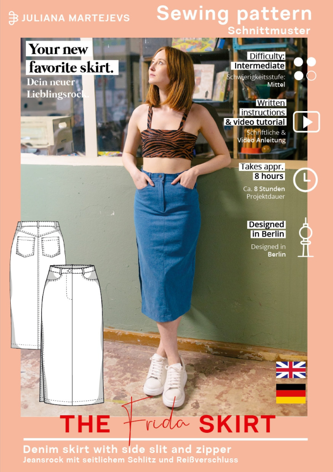 E-Book JULIANA MARTEJEVS Jeans Skirt, english