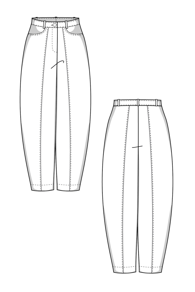 E-book JULIANA MARTEJEVS Karottenhose The Quinn Pants, Duits