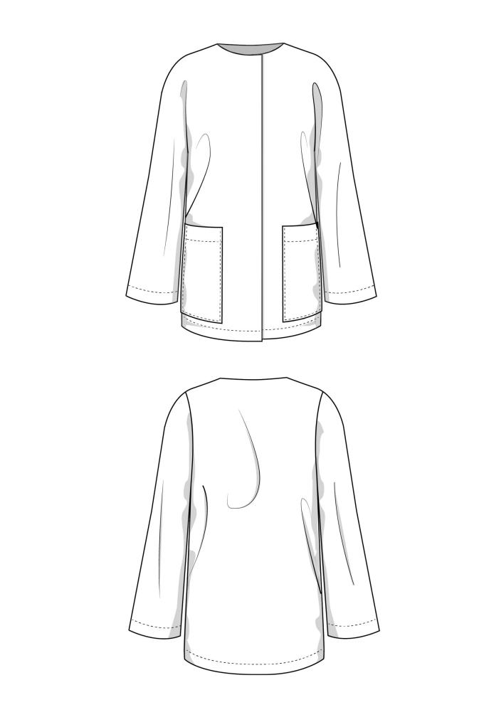E-book JULIANA MARTEJEVS Kimono Jacke Cardigan, Duits