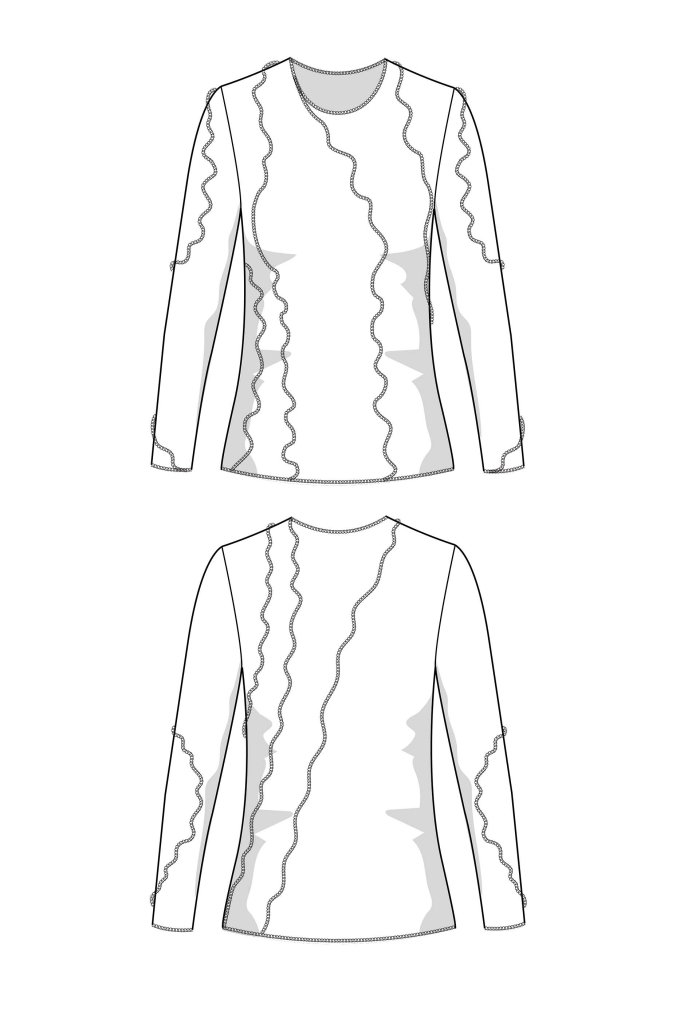 E-book JULIANA MARTEJEVS Long Sleeve Shirt Ladies, Duits/Engels