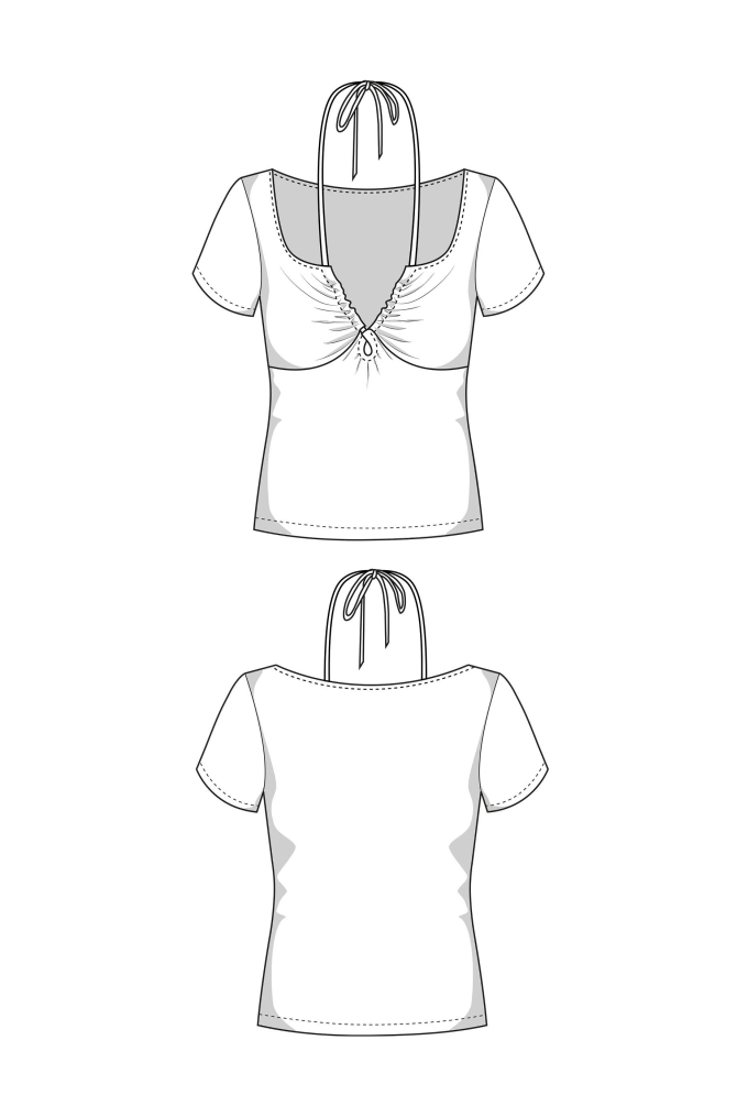 E-book JULIANA MARTEJEVS Neckholder Top, Duits/Engels