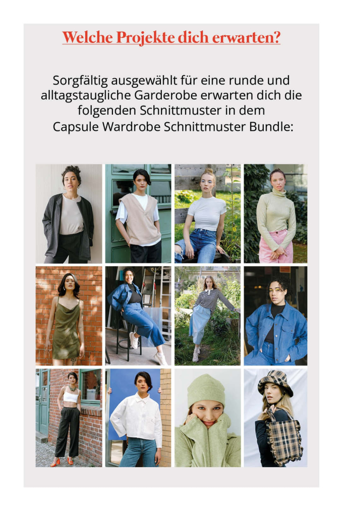 E-Book JULIANA MARTEJEVS Schnittmuster Bundle Capsule Wardrobe 12 Schnittmuster