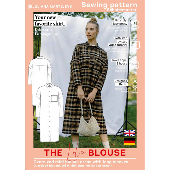 E-book JULIANA MARTEJEVS Sommer Bluse Kleid Oberteil, Duits