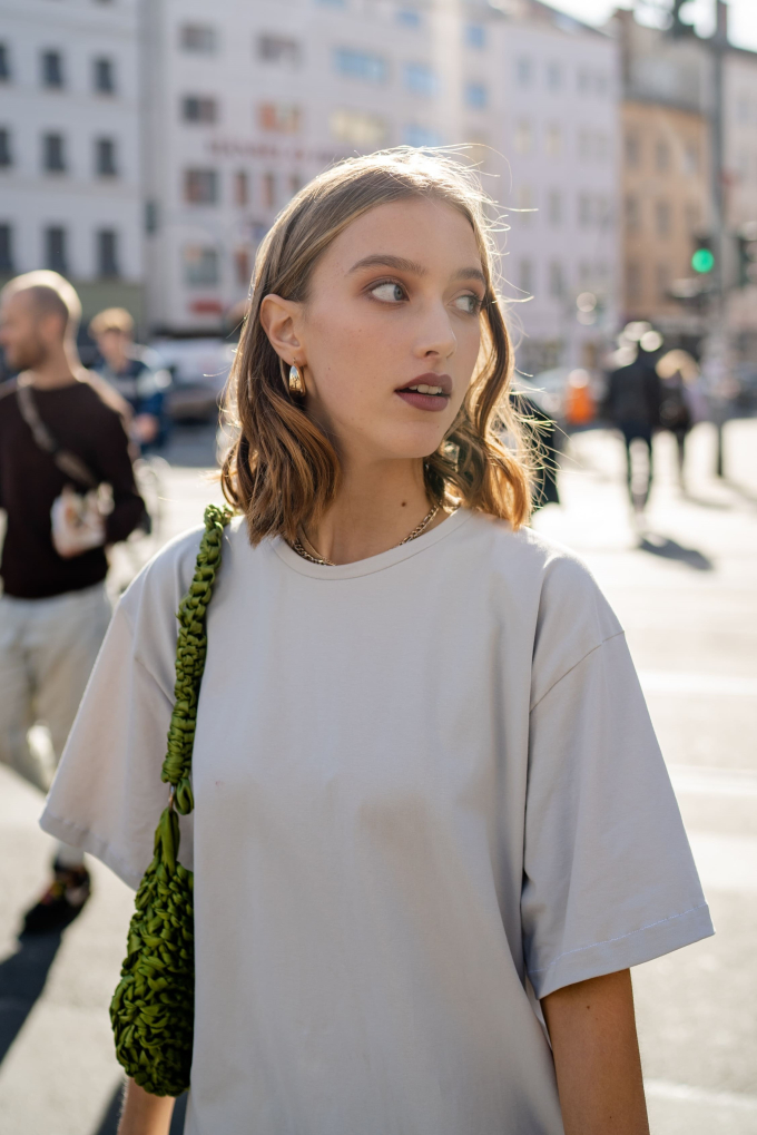 E-book JULIANA MARTEJEVS T-Shirt Oversized Jersey Oberteil, Duits