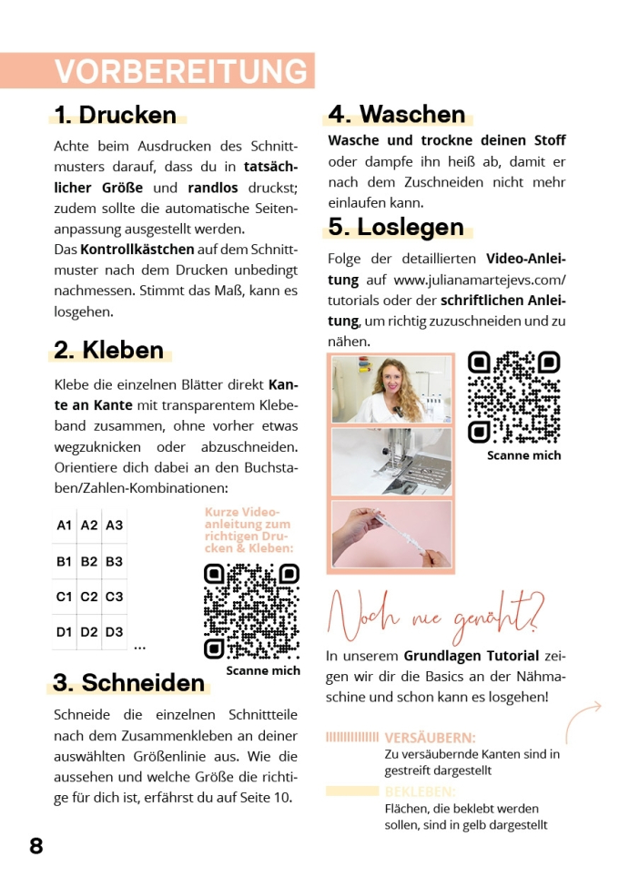 E-book JULIANA MARTEJEVS Wrap Blouse Dames Daphne, Duits/Engels