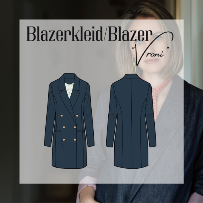 E-Book JusAsuj Blazer / Blazerkleid Vroni, german