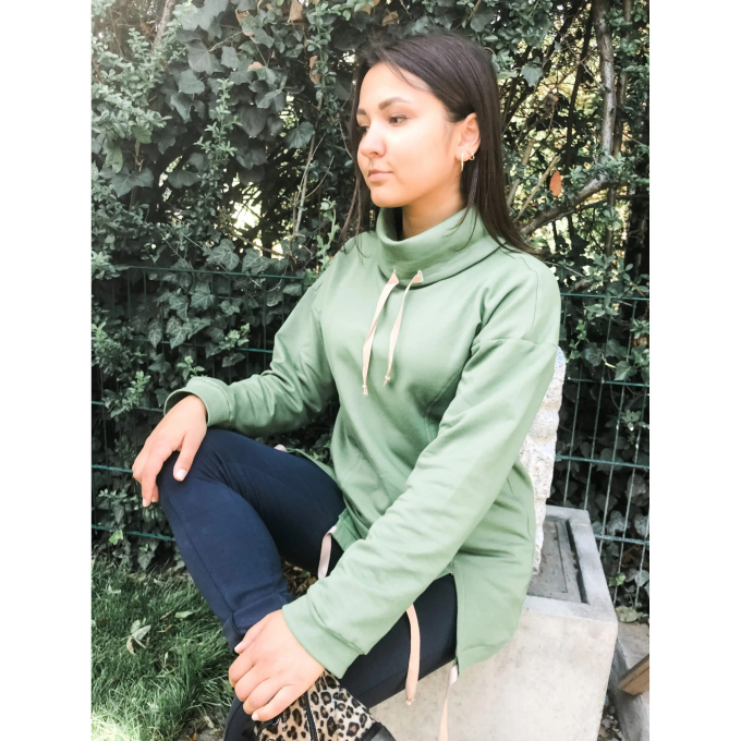 E-Book JusAsuj Damen Oversized Kleid und Pullover Pomodoro, duits