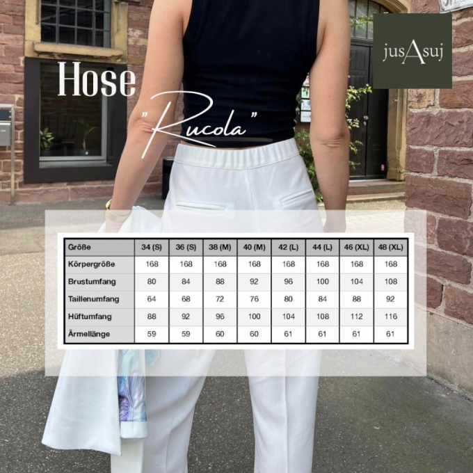 E-book JusAsuj Damenhose Rucola, Duits