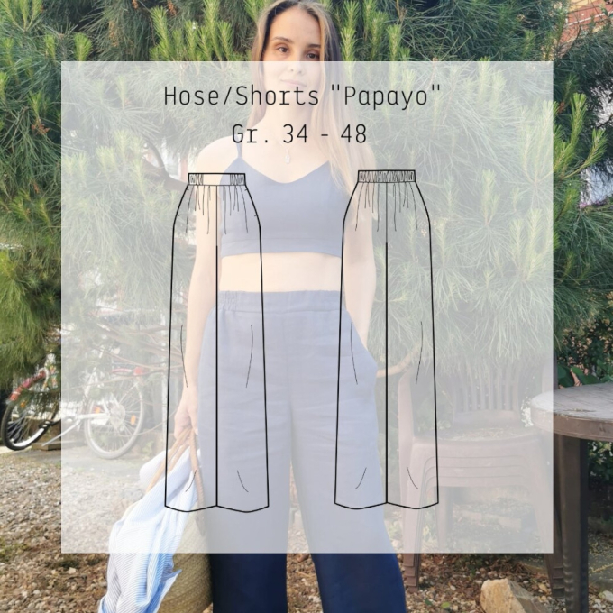 E-book JusAsuj Damenhose/Shorts Papayo, Duits