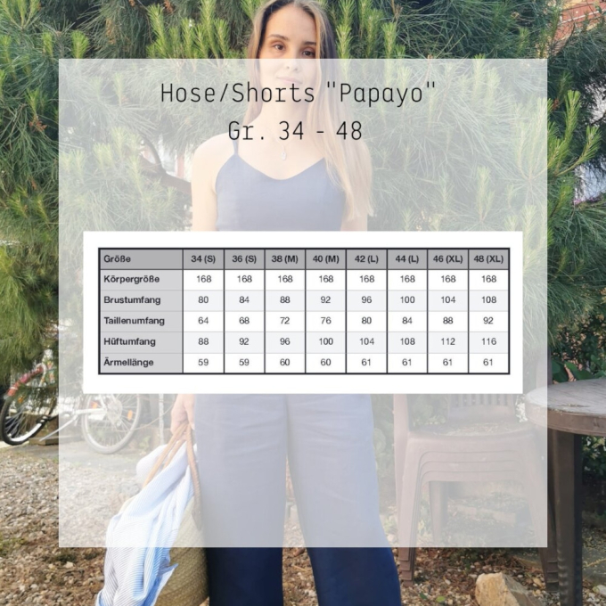 E-book JusAsuj Damenhose/Shorts Papayo, Duits