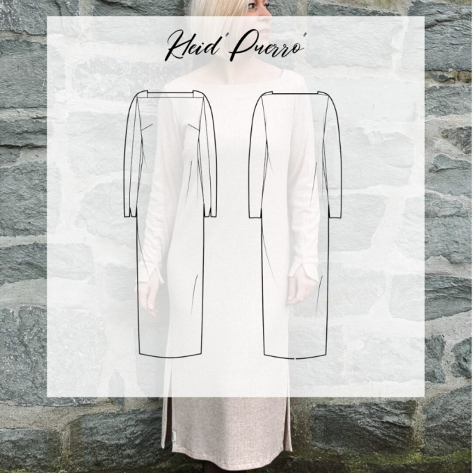 Patron robe femme pdf Puerro JusAsuj, en allemand