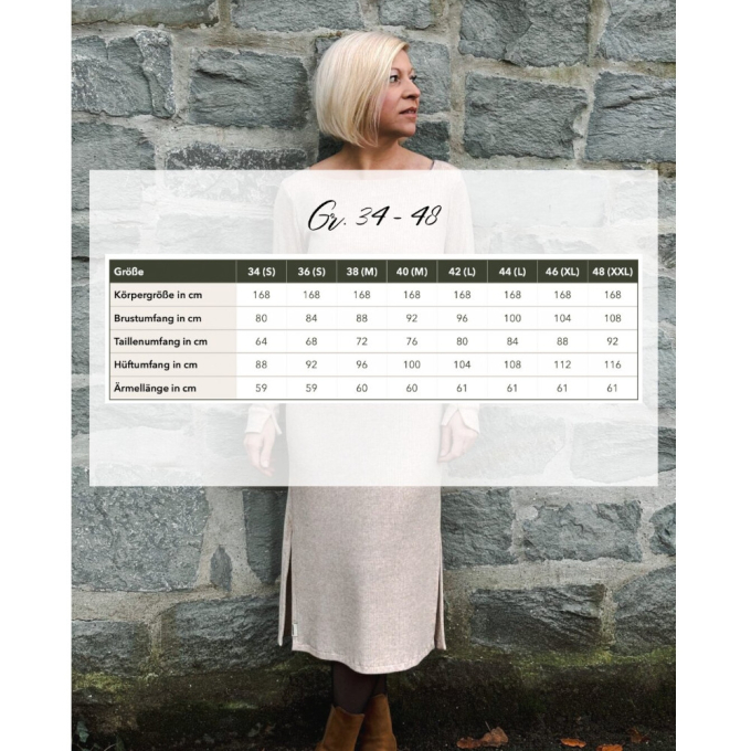 Patron robe femme pdf Puerro JusAsuj, en allemand