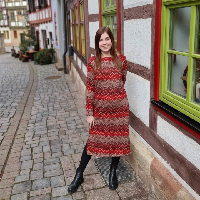 Patron robe femme pdf Puerro JusAsuj, en allemand