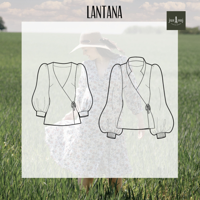 E-Book JusAsuj Damenkleid und Bluse Lantana, german