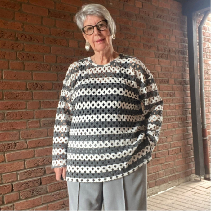 E-book JusAsuj Dames Pullover Cranberry Modell 511, Duits