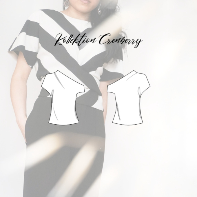 E-book JusAsuj Dames Shirt Cranberry Modell 514, Duits